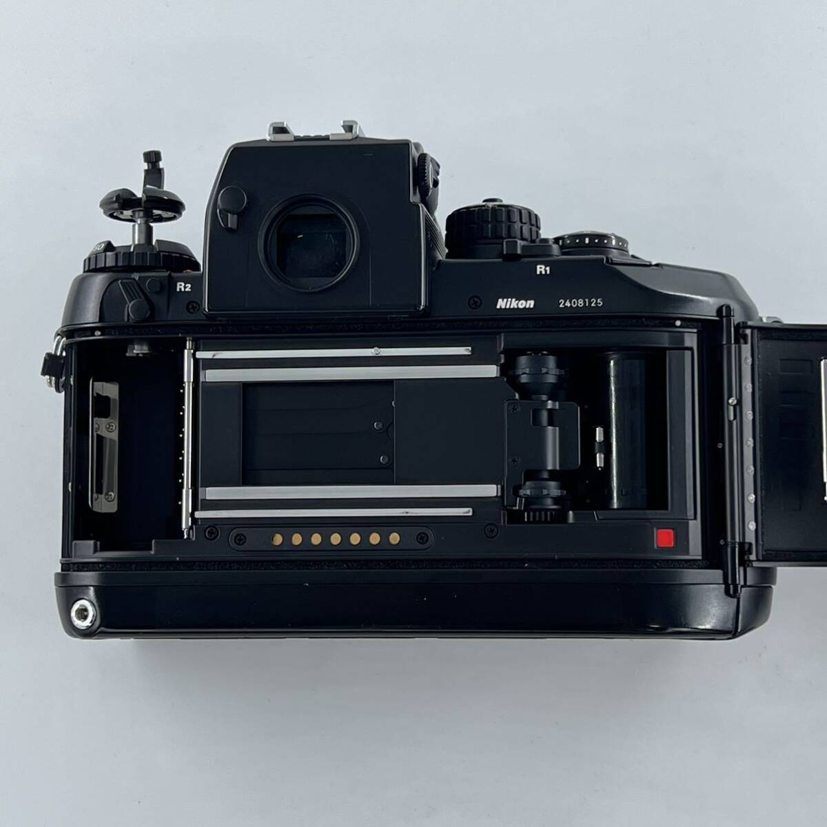 G4f6 Nikon ニコン F4 EXTENSION RINGS MODEL K SPEEDLIGHT SB-23 ボディ ライト リング フィルムカメラ 通電確認済み シャッター音確認済の画像6