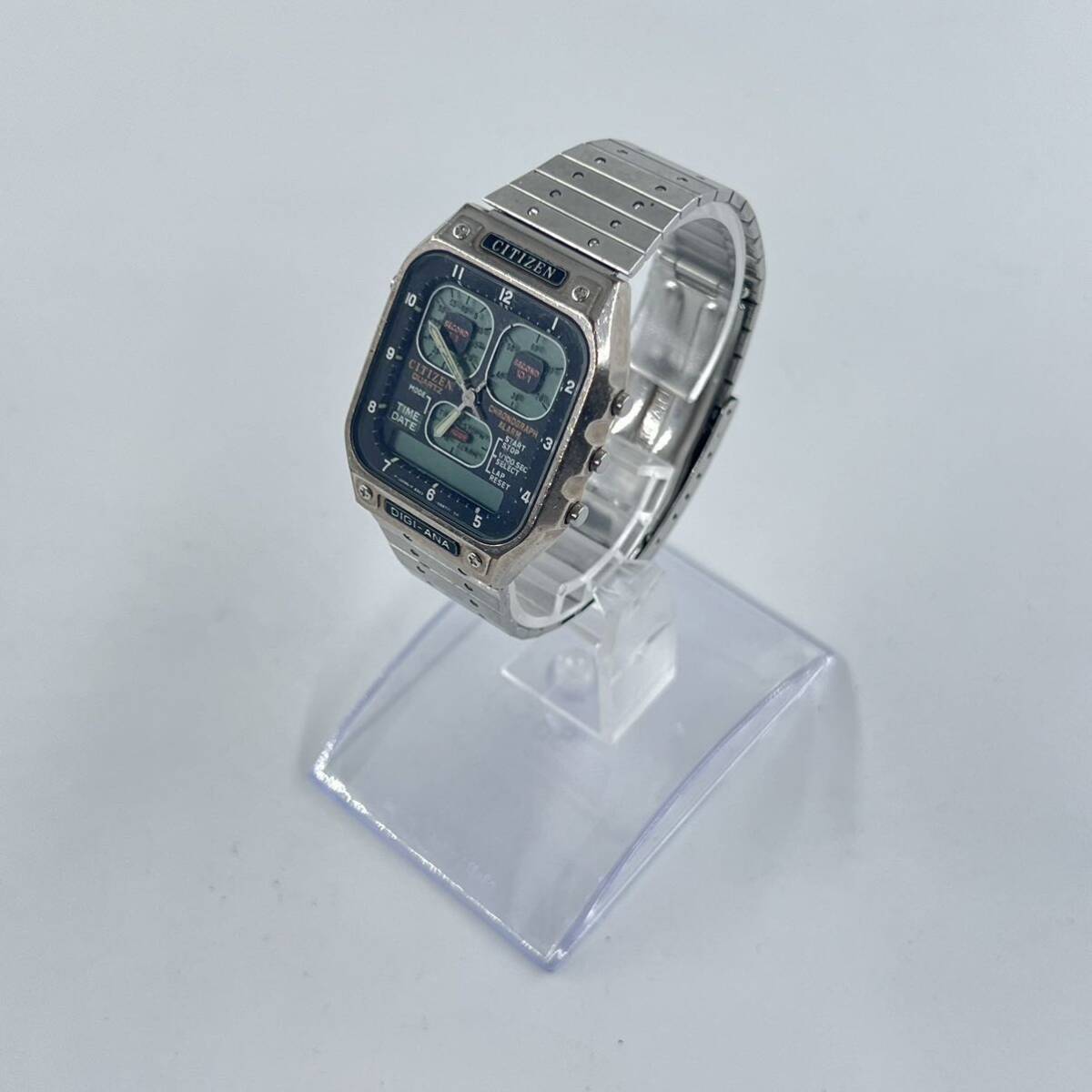 G4 CITIZEN シチズン 腕時計 DIGI-ANA デジアナ スクエア メンズ時計の画像1