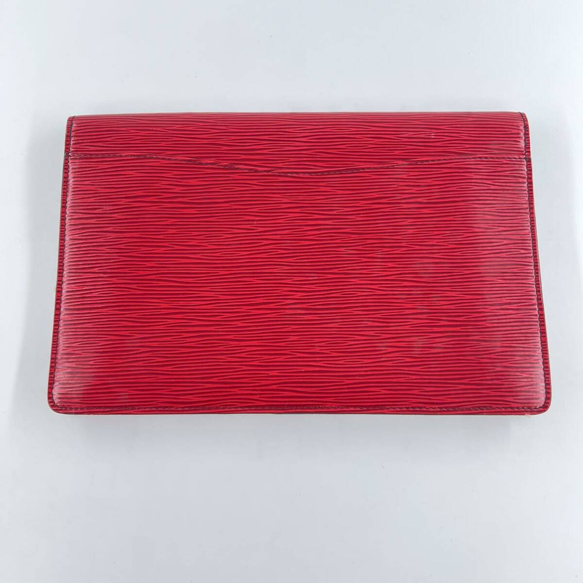 K4 LOUIS VUITTON ルイヴィトン クラッチバッグ 赤 ファッション の画像3
