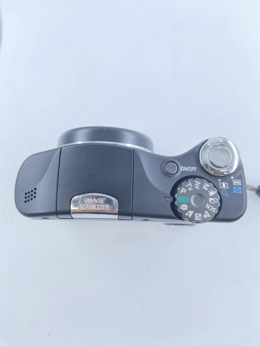U4 [通電確認済] Canon PowerShot SX100 IS キヤノン パワーショット デジカメ デジタルカメラ 箱ありコンパクトデジタルカメラ ブラック _画像5