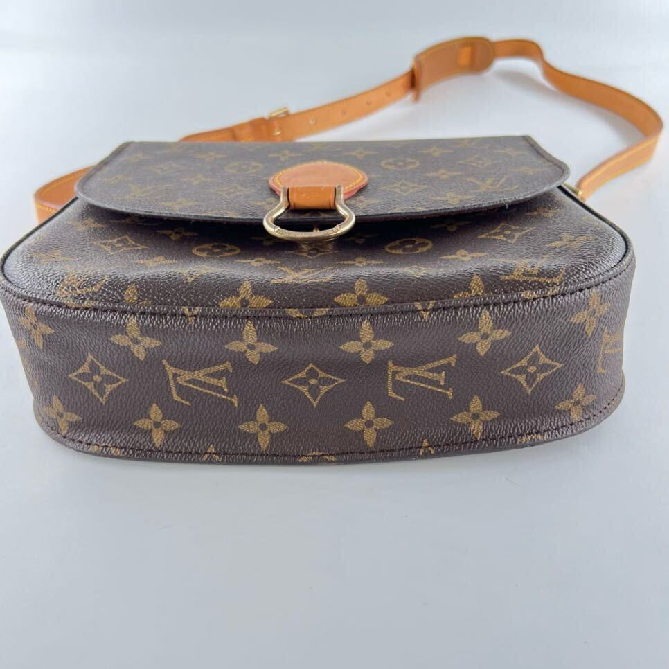 K4 ルイ・ヴィトン LOUIS VUITTON ショルダーバッグモノグラムサンクルー バッグ ブラウン レザー 斜め掛けバッグ ポシェット_画像5