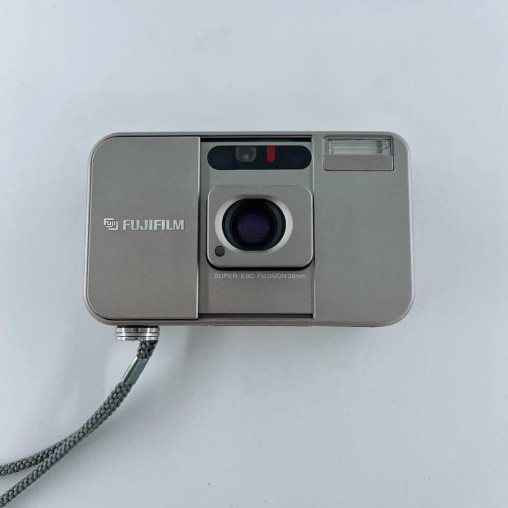 G4 フジフィルム FUJIFILM ティアラ TIARAII SUPER-EBC FUJINON LENS 28mm コンパクトフィルムカメラ 通電確認済み