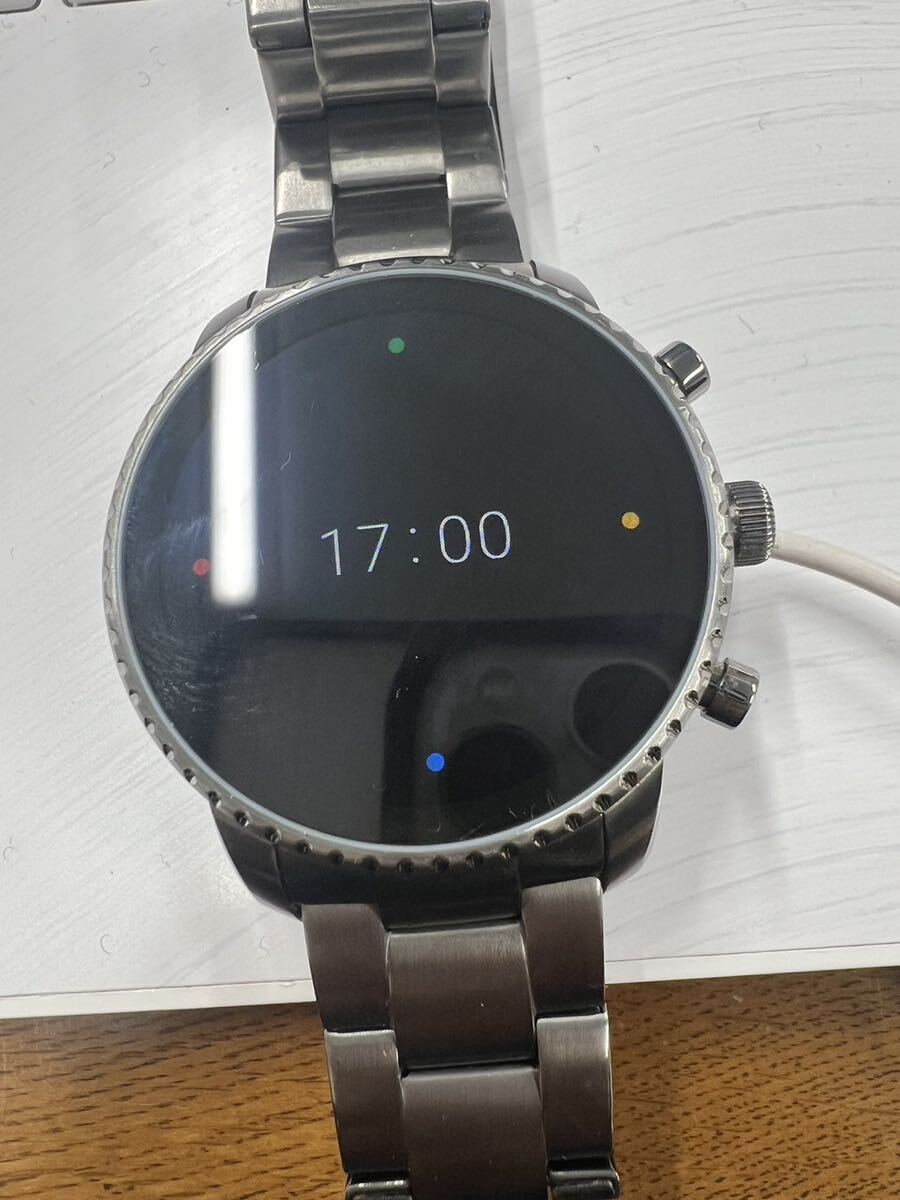 1円〜 スマートウォッチ FOSSIL フォッシル 腕時計 ブラック デジタル 付属品あり 動作確認済みの画像10
