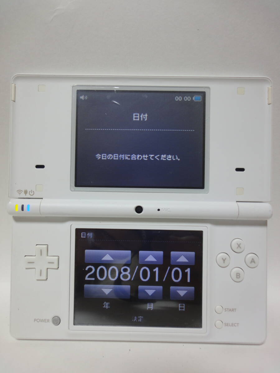 [ один иен ] nintendo Nintendo DSi корпус TWL-001 белый / электрический кабель 