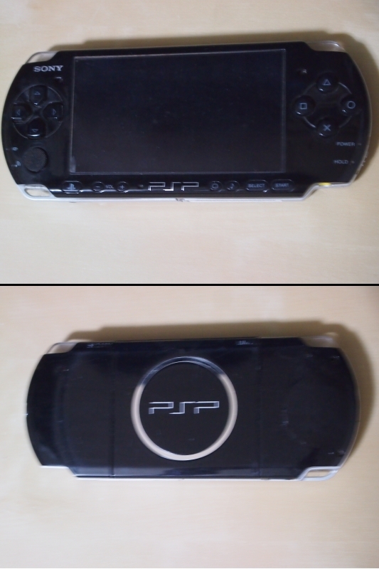 PSP-3000 ピアノブラック 2台 本体のみ ジャンクの画像2