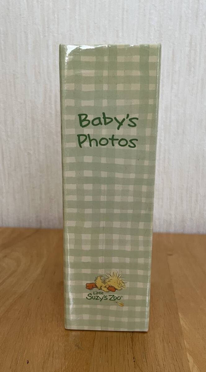 ☆わけあり☆　Little Suzy' Zoo　スージー・ズー　Baby’ｓ Photos　写真ケース　フォトケース　薄い黄緑色系　フィルム付き未開封_画像3