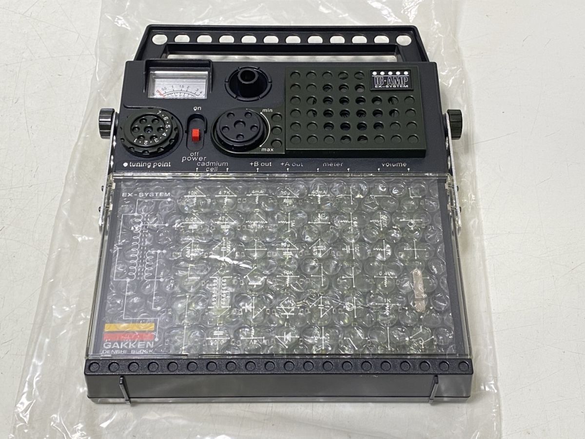 [ lack of equipped * unused goods ] reissue new equipment version Gakken electron block EX-150[2423120039251]