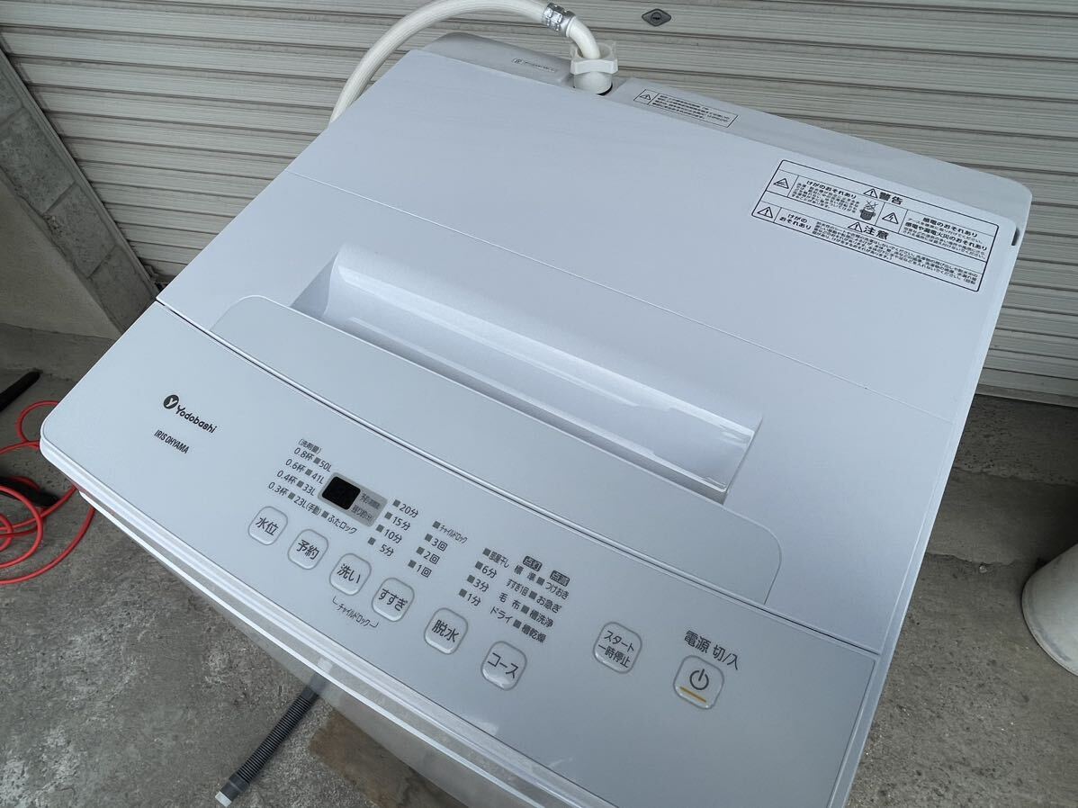 アイリスオーヤマ 全自動 洗濯機 6.0kg 2021年 KAW-YD60A ホワイト_画像2