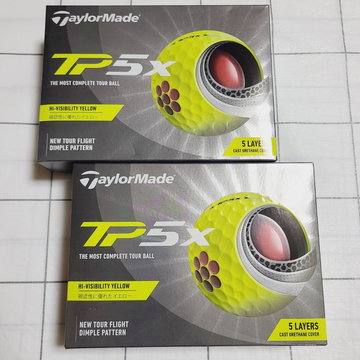 TaylorMade テーラーメイド TP5 x イエロー 2021年モデル 2ダース_画像1