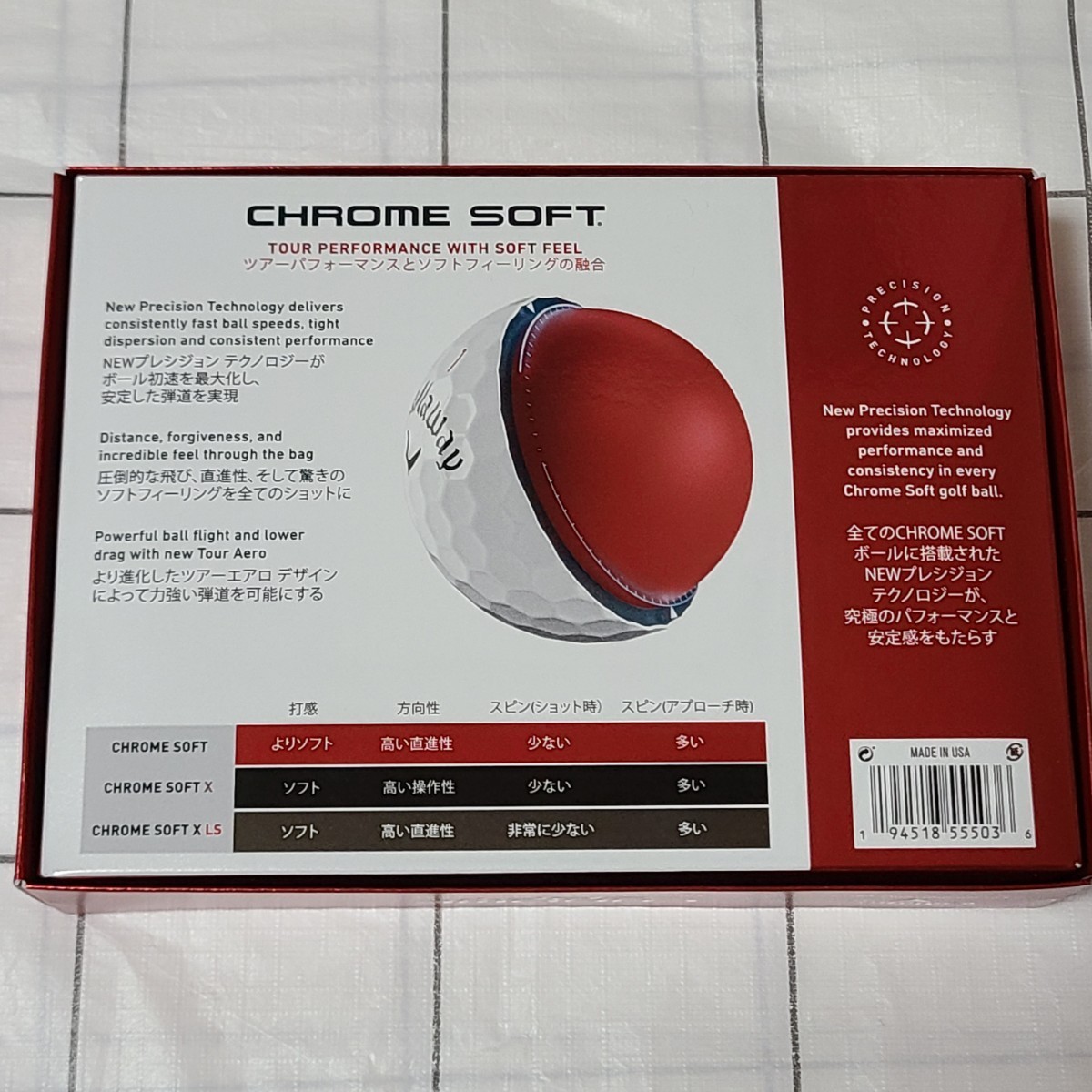 キャロウェイ CHROME SOFT ホワイト 2022年モデル 5ダース_画像3