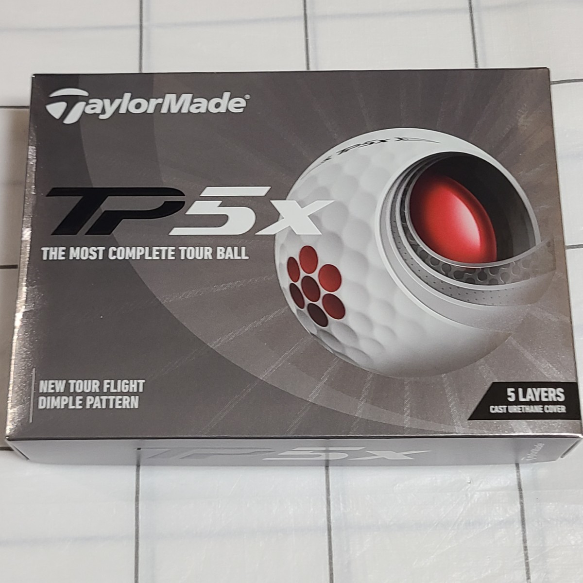 TaylorMade テーラーメイド TP5x ホワイト ゴルフボール 2021年モデル 1ダース_画像1