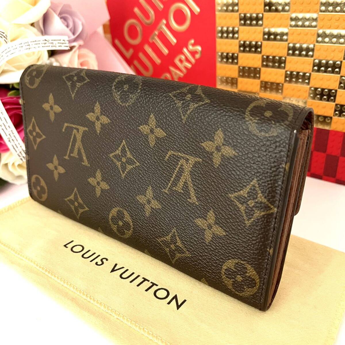 ルイヴィトン LOUIS VUITTON モノグラム ポルトフォイユ サラ 長財布 SP1026 美品の画像2