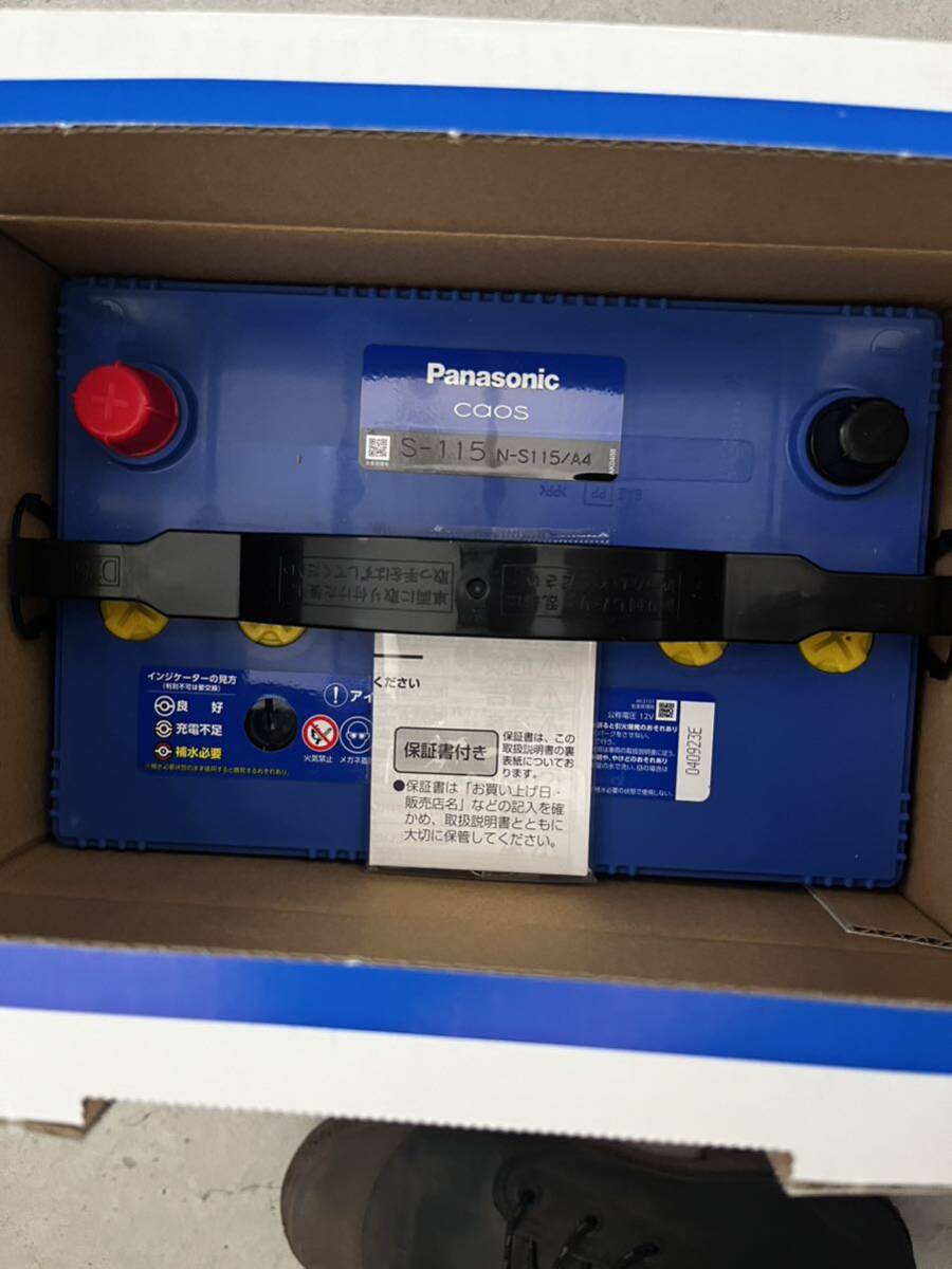 パナソニック(Panasonic) 国産車バッテリー カオス N-S115/A4 CAOS Blue Battery アイドリングストップ車用 ブルーバッテリー の画像3