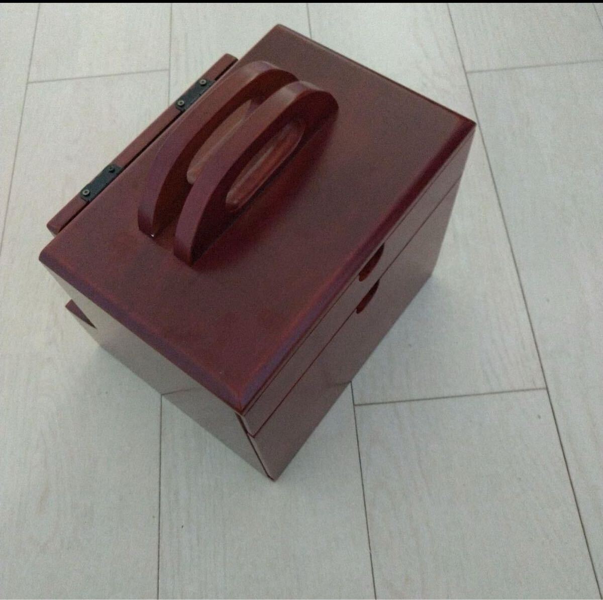 木製 メイクボックス　三面鏡　昭和レトロ _画像5