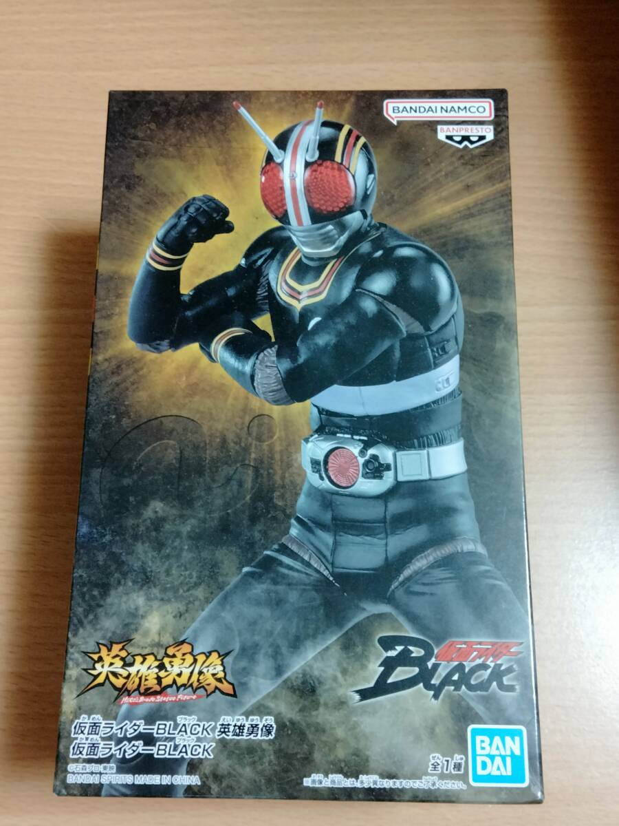 [ unopened ] Kamen Rider Black hero . image figure 