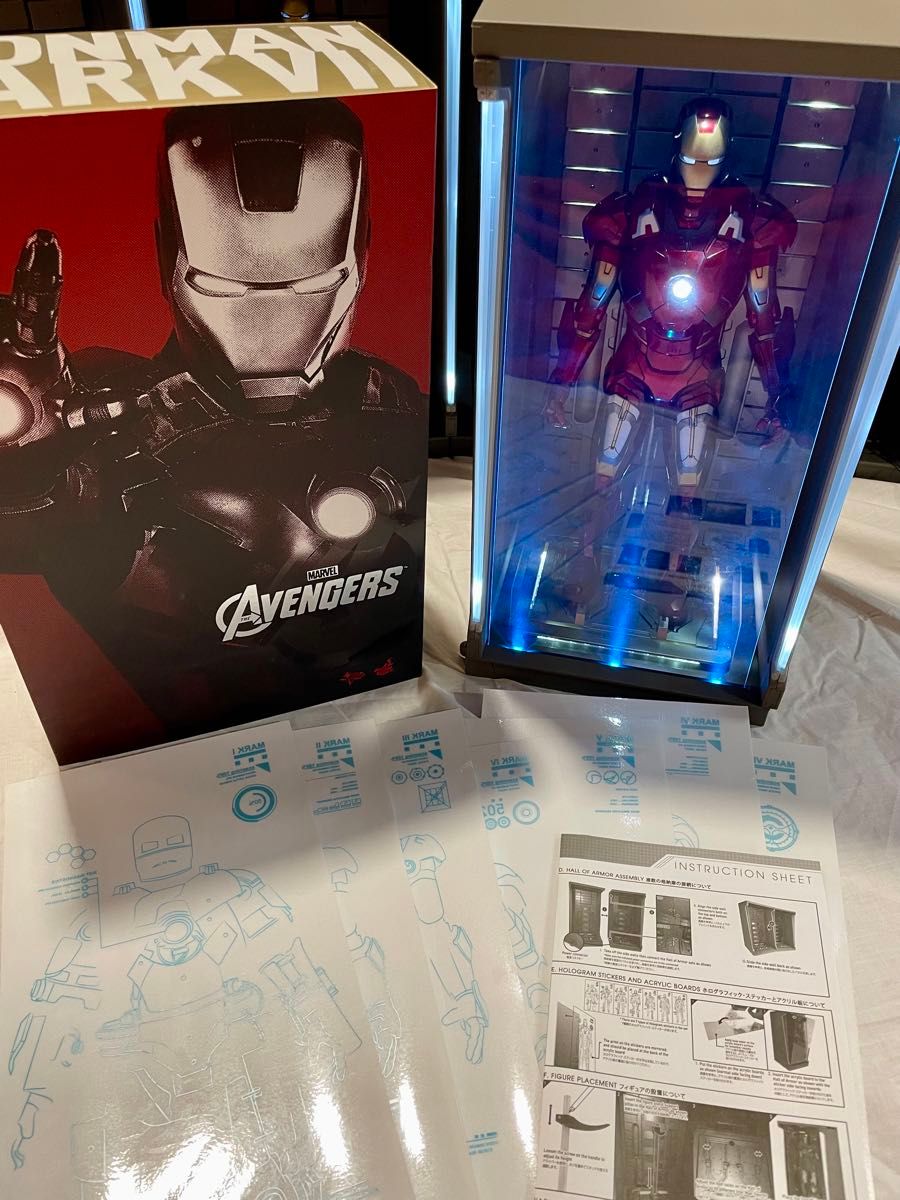 HotToys ホットトイズ　Ironman Mk.Ⅶ アイアンマン　マーク７　ホール・オブ・アーマー×1セット