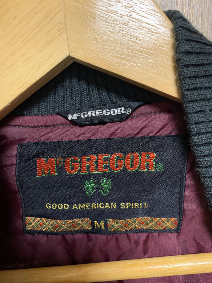 M McGREGOR｜マックレガー ウール ダークグレー×ダークレッド スタジャン ニチメン_画像6