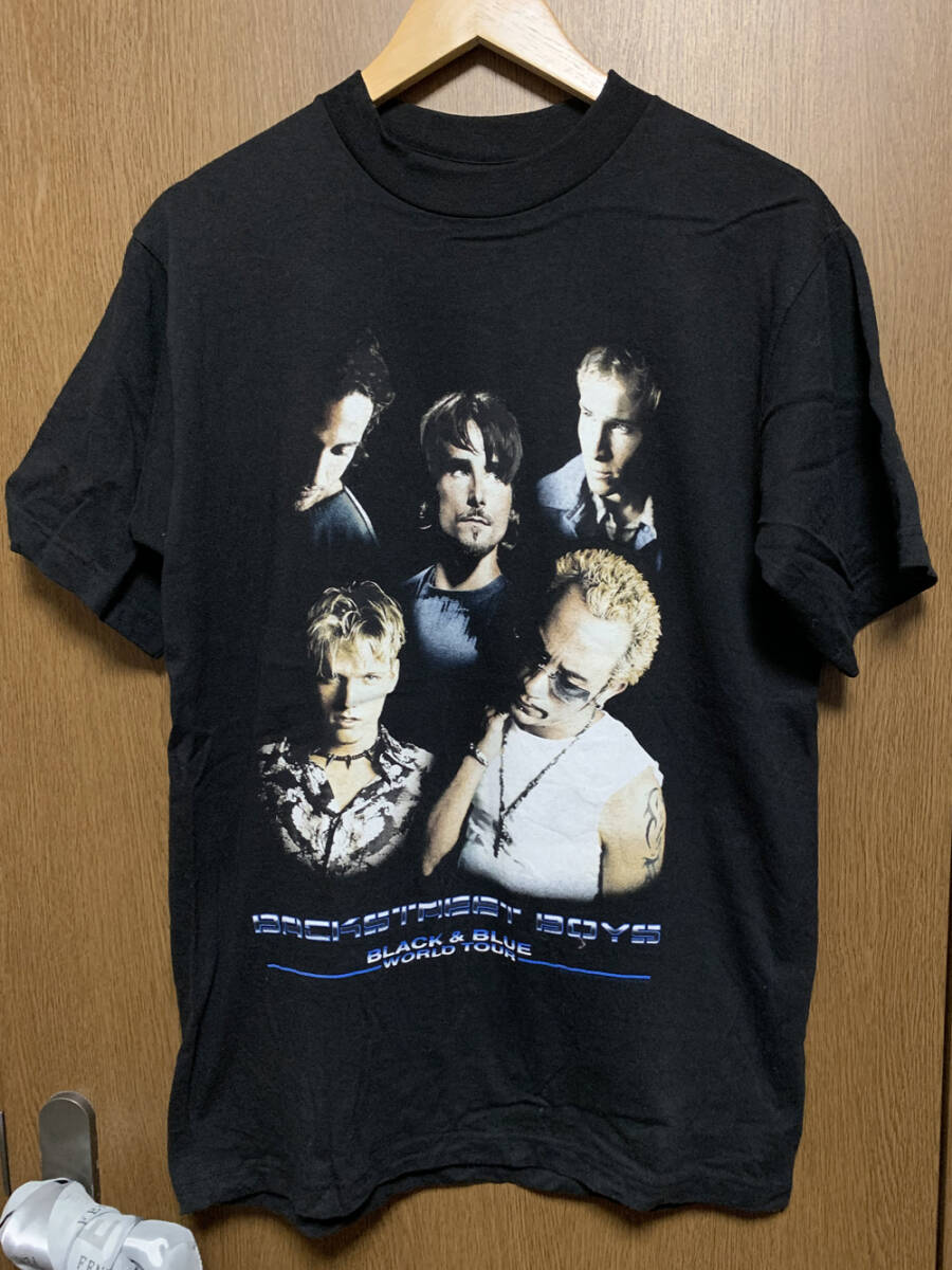 M BACK STREET BOYS BLACK & BLUE WORLD TOUR T-SHIRTS USA 00's M BACK STREET BOYS BLACK & BLUE WORLD TOUR T-SHIRTS USA 00's