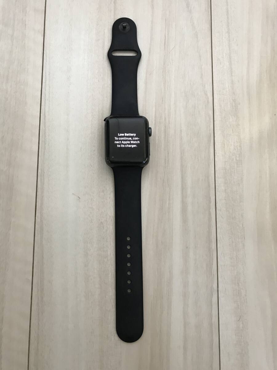 【格安スタート】Apple Watch Series3 アルミニウム GPSセルラー LTE42mm 本体+純正バンド 使用感ありの画像4