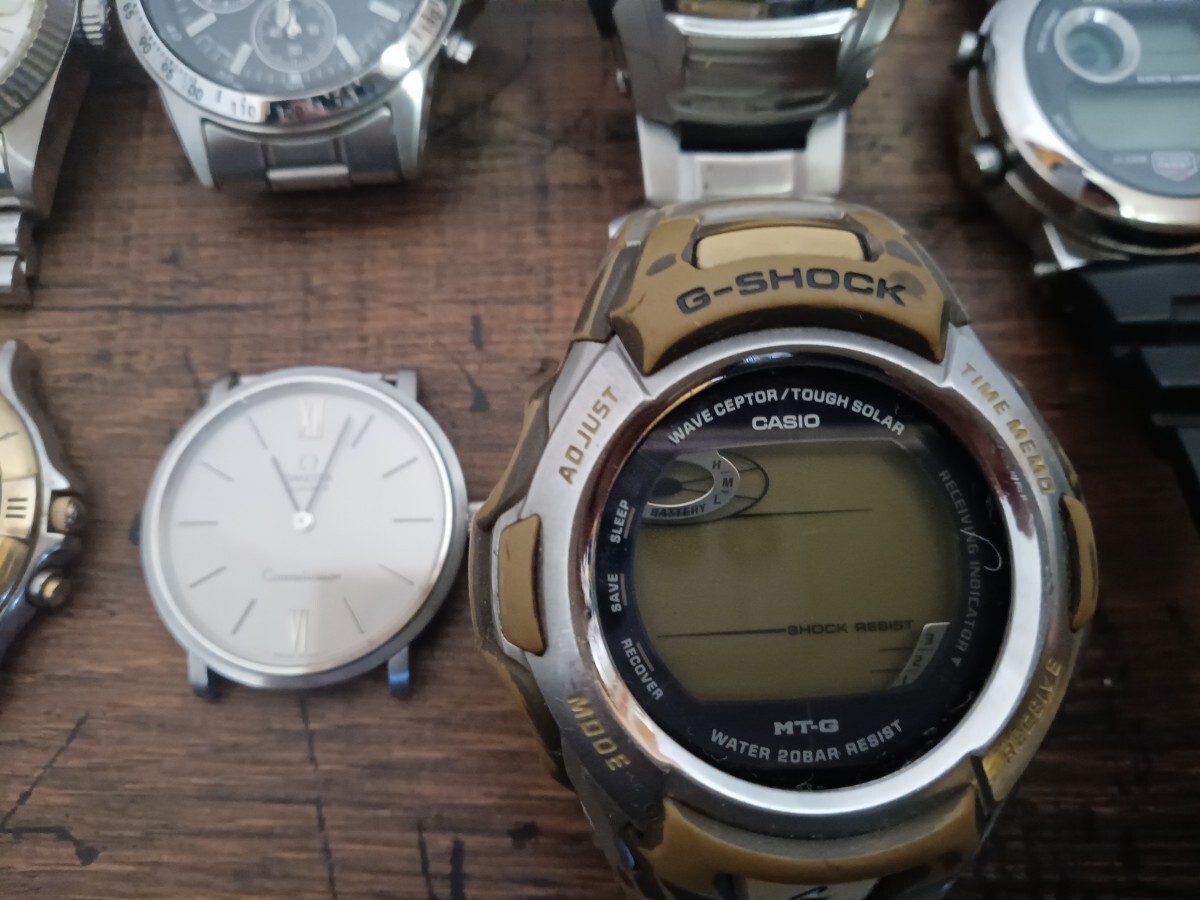 腕時計 まとめ 7点 SEIKO セイコー OMEGA オメガ コンステレーション CASIO カシオ STING STN-408W G-SHOCK MT-G ジャンクの画像5
