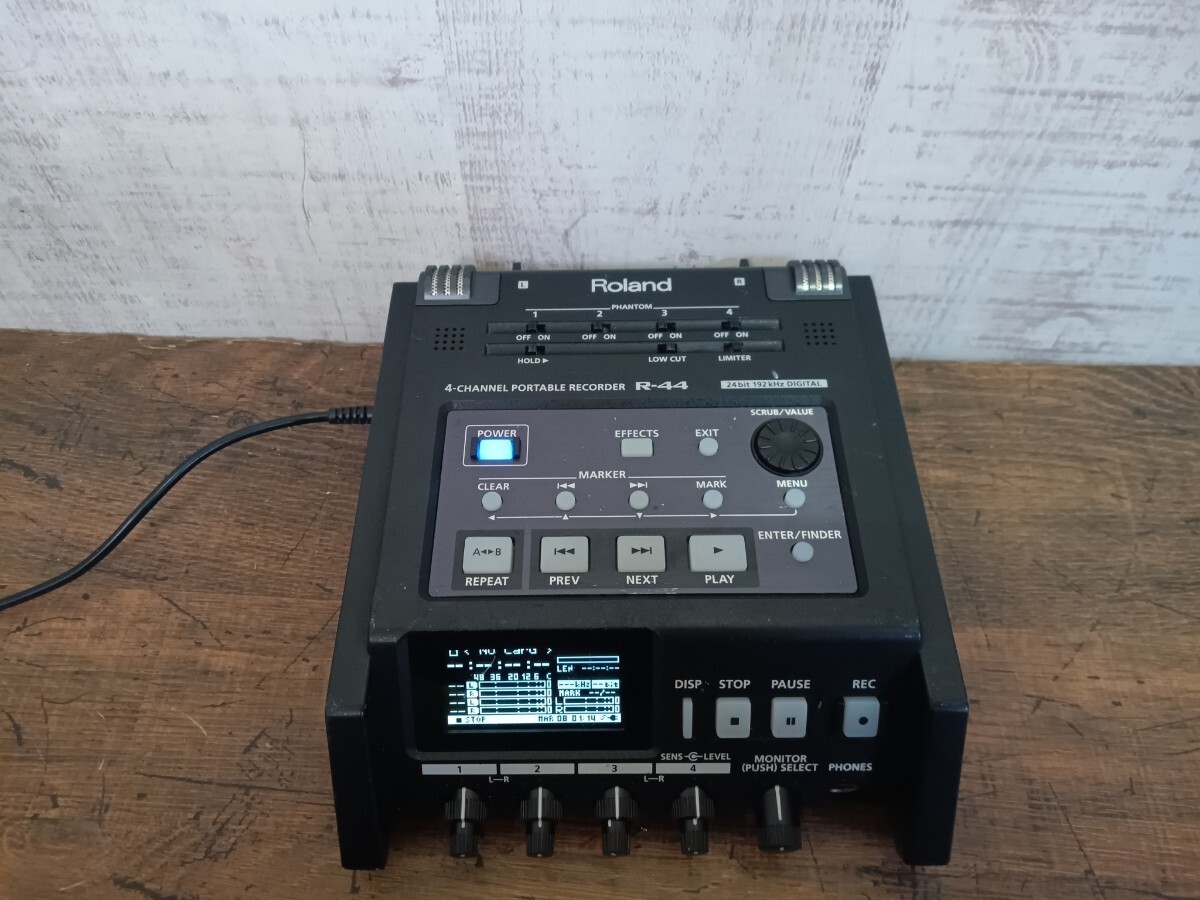 Roland Roland R-44 4Ch portable recorder multitrack recorder field recorder sound equipment Junk 