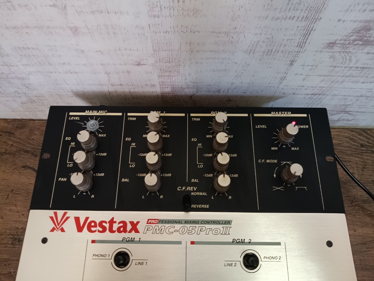 Vestax　ベスタクス　DJミキサー　PMC-05ProII　PMC-05Pro ⅱ ミキサー ミキシングコントローラー 音響　機材　器材　ジャンク_画像2