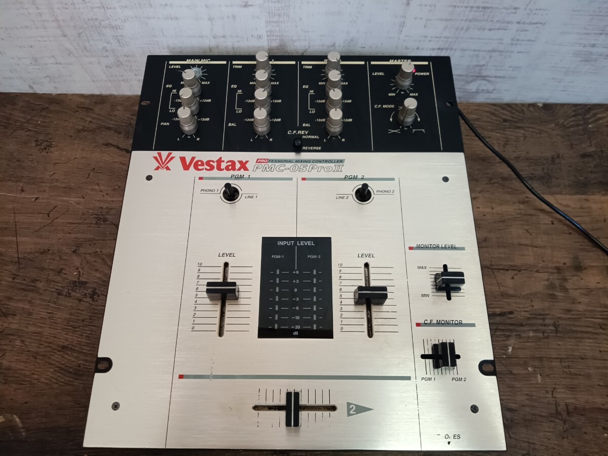 Vestax　ベスタクス　DJミキサー　PMC-05ProII　PMC-05Pro ⅱ ミキサー ミキシングコントローラー 音響　機材　器材　ジャンク_画像1