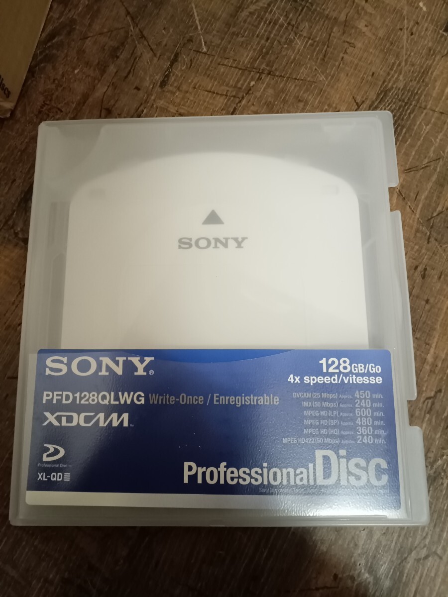  worth seeing!! rare SONY Sony PFD128QLWG XDCAM record for Professional Disc 128GB Professional disc drive Junk 