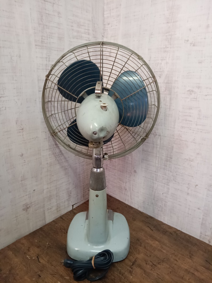 必見!!　希少　FUJI DENKI 富士電機　SILENT FAN FAS 3059 扇風機 レトロ扇風機　サイレントファン　ビンテージ　家電　現状品_画像8