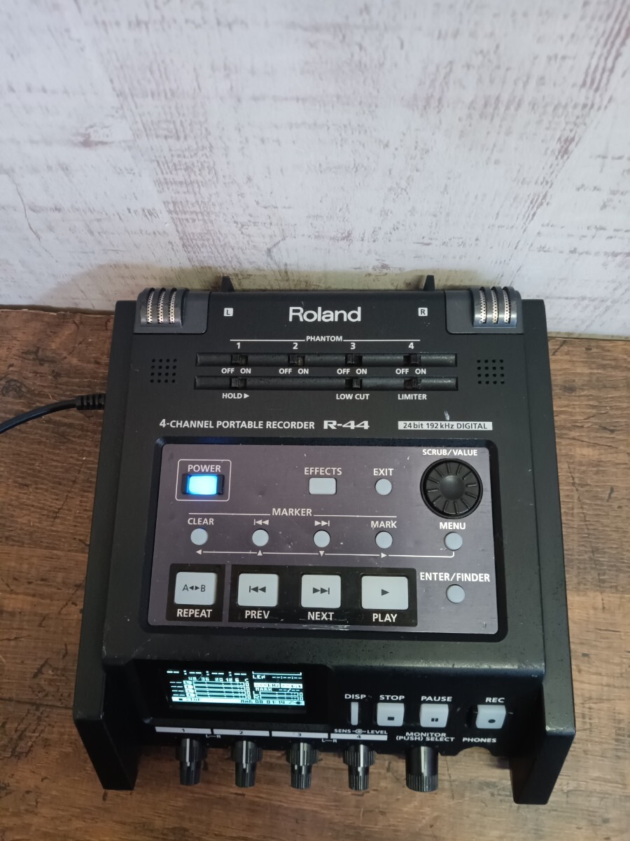 Roland Roland R-44 4Ch portable recorder multitrack recorder field recorder sound equipment Junk 