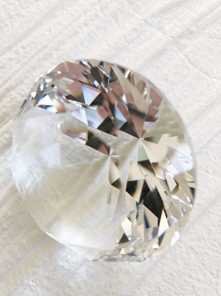 ダイヤ型 クリスタルガラスオブジェ オーナメント ペーパーウェイト5センチの画像2