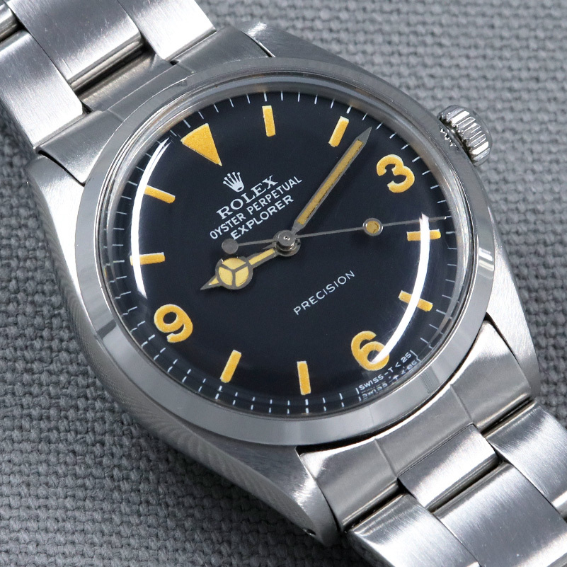 【希少/レアモデル】ROLEX ロレックス エクスプローラーリダン Ref.5500 オイスターパーペチュアル エアキング 1979年製 オイスターブレスの画像2