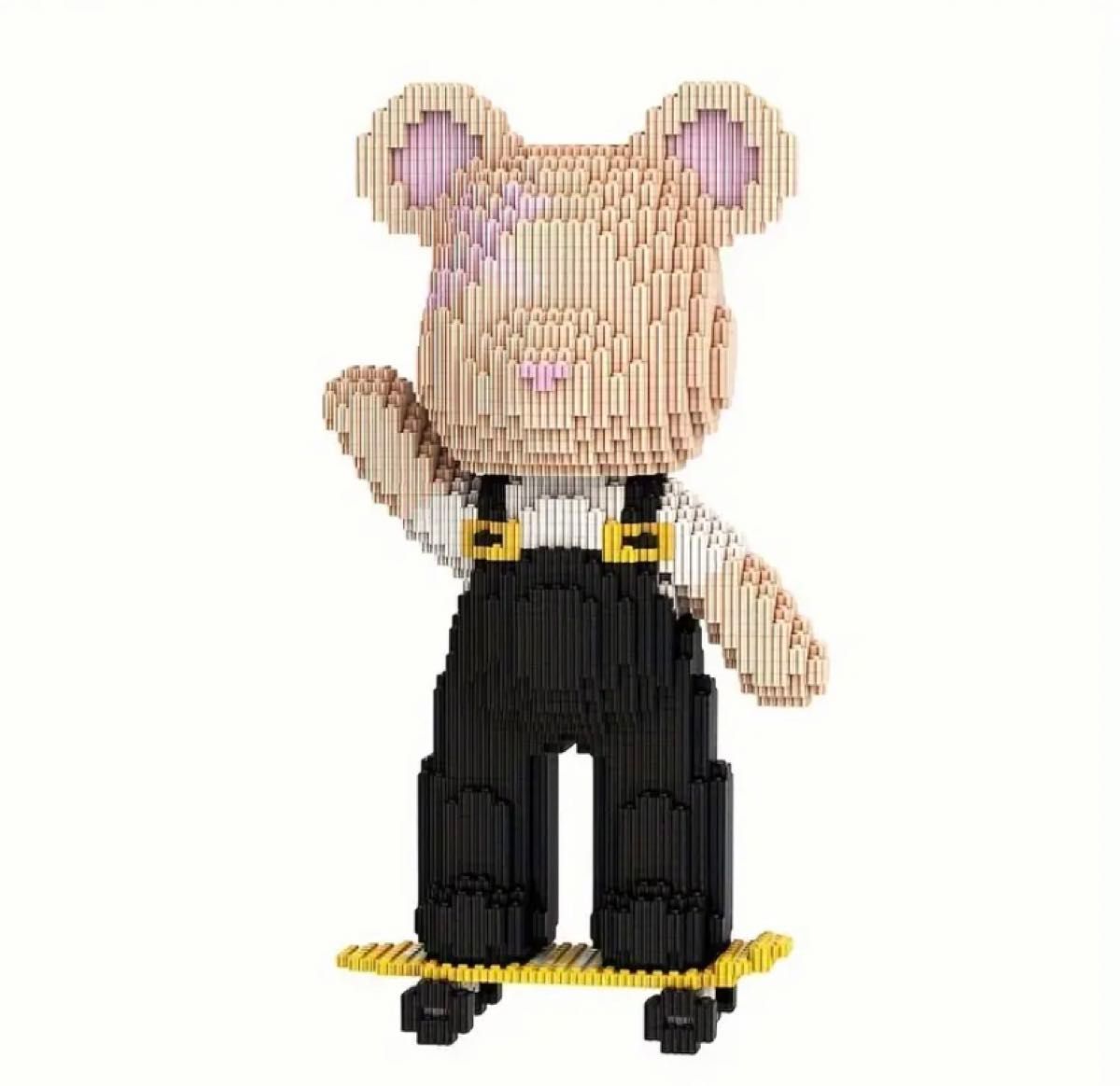 ベアブリック　400%  Bearbrick スケボー　LEGO レゴ　LaQ