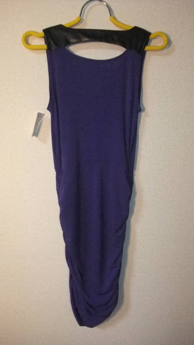 ★FOREVER 21★新品未使用 アメリカフォーエバー21 ワンピースUSサイズSパープル Purple Dress　紫タイトドレス　カクテルパーティー_画像5