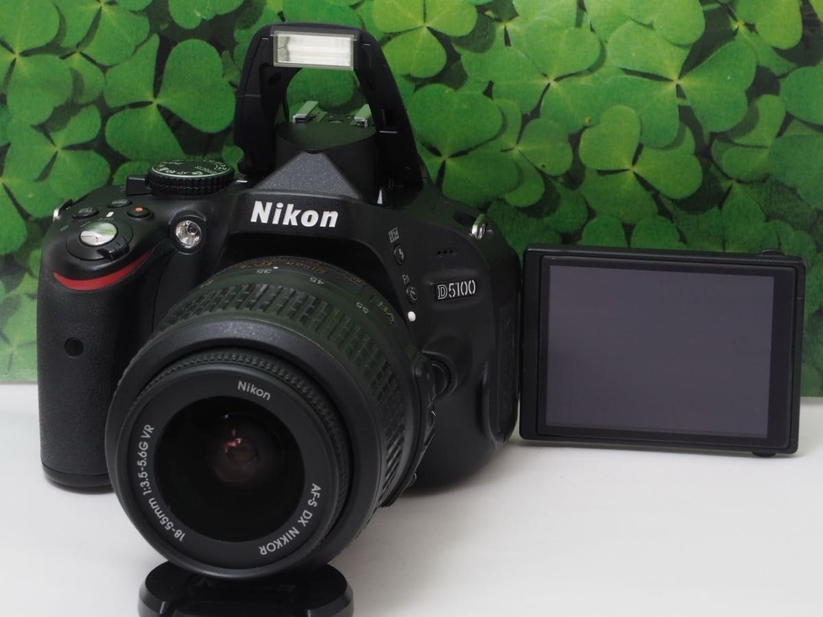 【美品】スマホへ転送可能♪自撮りOK♪NikonD5100♪標準レンズ！