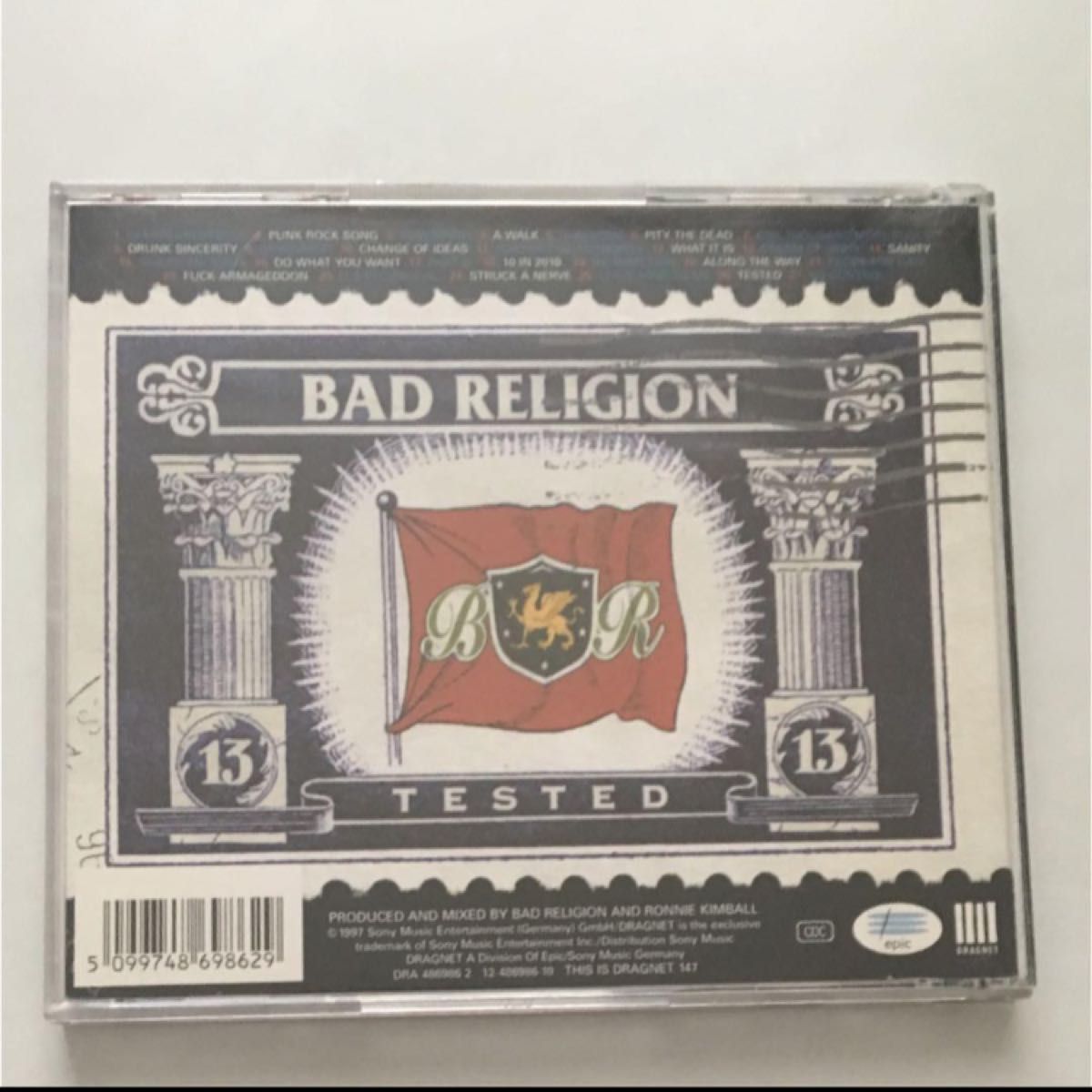 ★送料無料　CD  BAD RELIGION / TESTED ライブ盤　　パンク