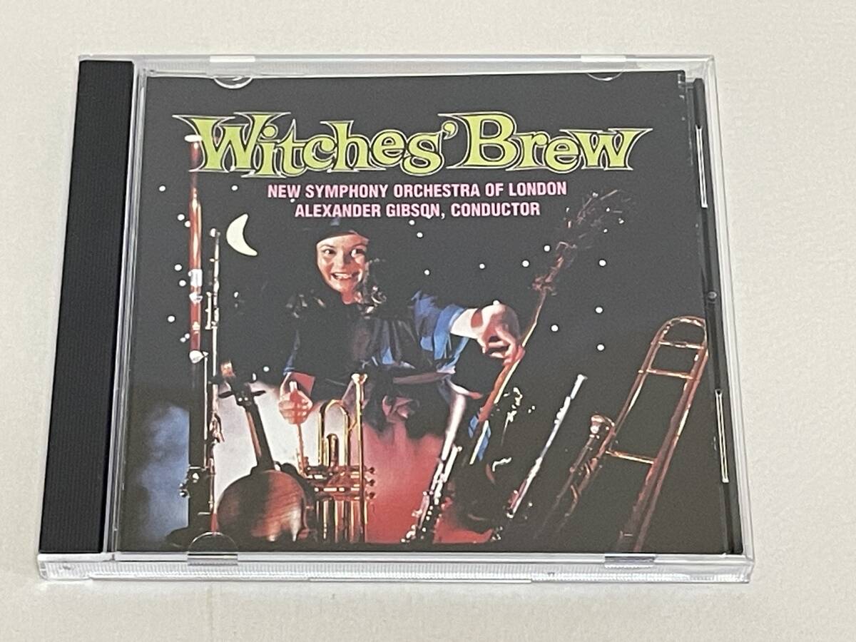 廃盤 希少 【GOLD CD】◇「 WITCHES' BREW 」アレクサンダー・ギブソン ロンドン新交響楽団 CLASSIC COMPACT DISCS LSCCD2225 S1の画像1