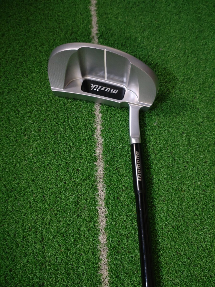 Muziik ムジーク On The Screw オンザスクリュー 7122 MILLED パター PUTTER ショートスラント ディアマナ P135 2.0 シャフト チョコボール_画像2