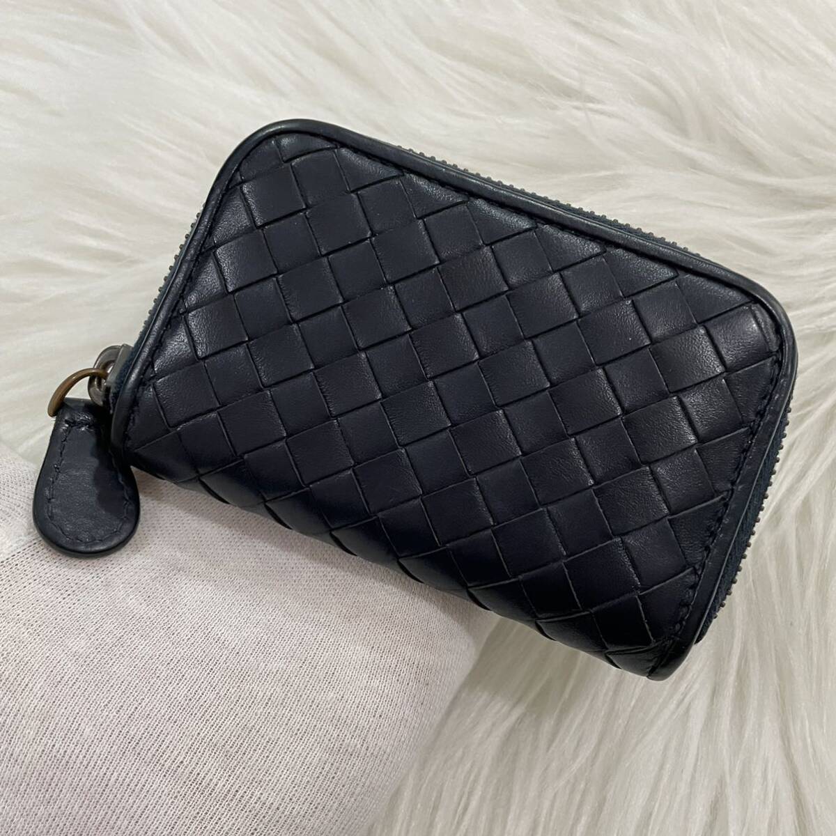 BOTTEGA VENETA ボッテガヴェネタ コインケース 小銭入れ ファスナー _画像1