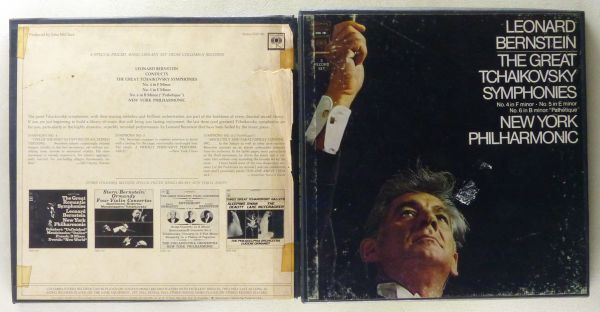■Leonard Bernstein（レナード・バーンスタイン：指揮）｜The Great Tchaikovsky Symphonies No.4, No.5, No.6 ＜LP3枚BOX 1969年 US盤＞_画像5