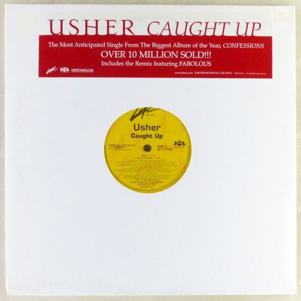 ■Usher（アッシャー）｜Caught Up / Caught Up Remix feat. Fabolous ＜12' 2004年 Promo US盤＞_画像1