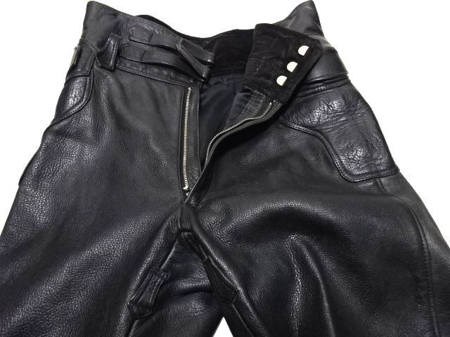 KADOYA 80s-90s vintage original RIDERS PANTS / カドヤ バトルスーツ ライダースパンツ 革パン 名作 メンズ_画像9