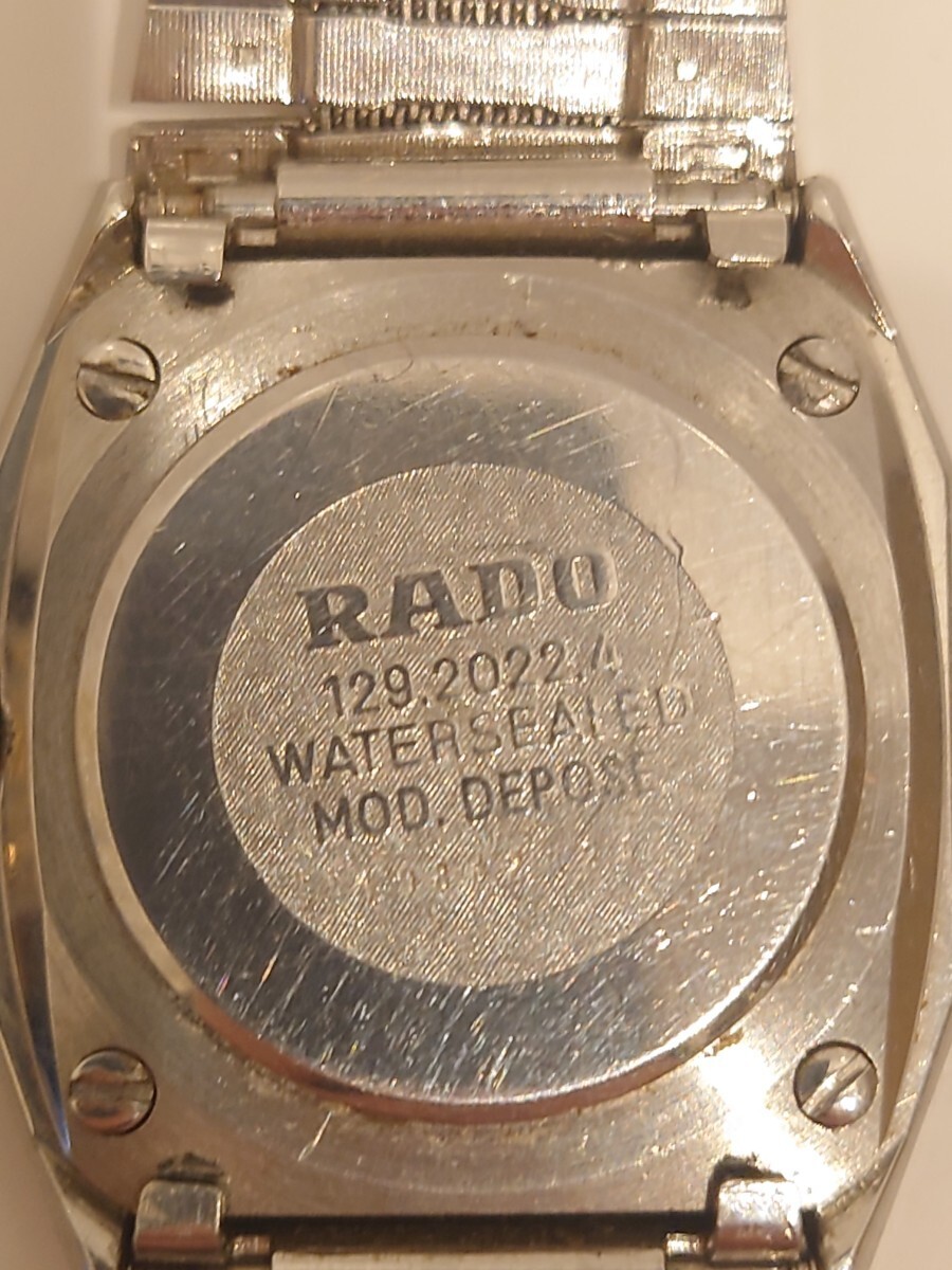 動作未確認 RADO 腕時計 ラドー メンズ ファッション小物 時計 長期保管品 の画像4