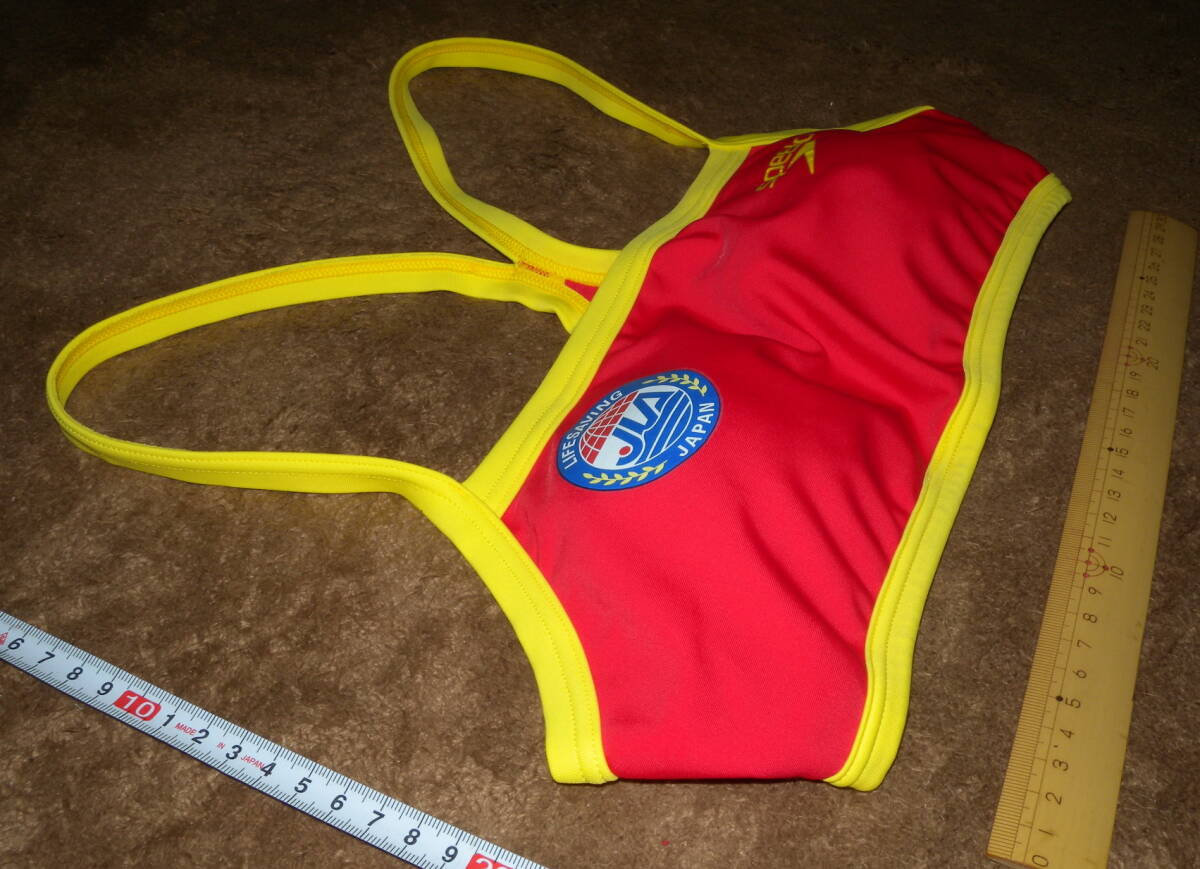 ★送料込　SPEEDO　JLA　ライフセービング ライフセーバー　公式水着　トップスのみ　L　実質未使用品★_画像2