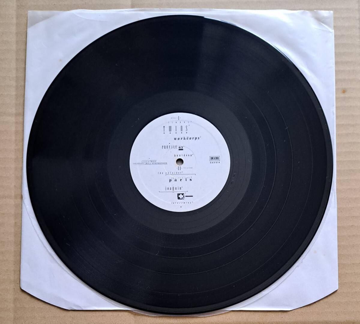 UK盤-良盤LP◎In The Nursery『Twins』SAX014 SWEATBOX RECORDS 1986年 イン・ザ・ナーサリー / ツインズ_画像4
