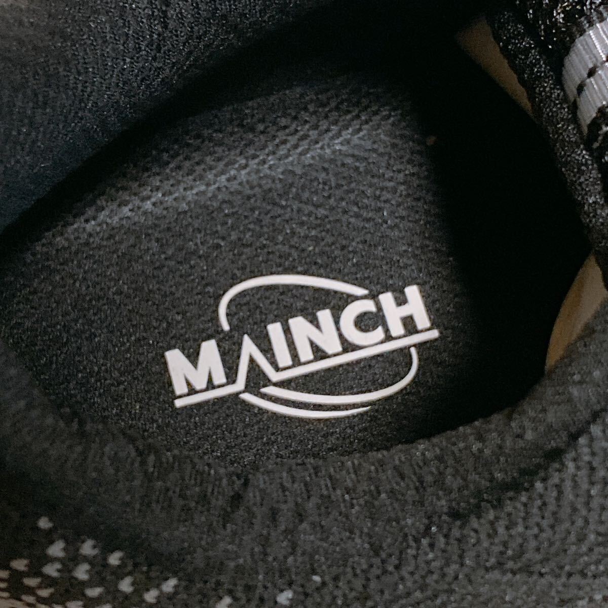 【未使用品】メンズ 男性用 スニーカー 運動靴 ウォーキングシューズ MAINCH 49 サイズ29.5cm ブラック 2足セット Y-1282の画像7