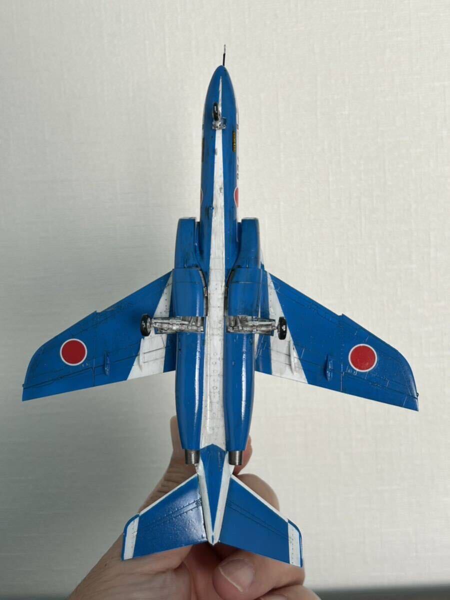 Hasegawa 1/72 aviation self ..T-4 blue Impulse final product 