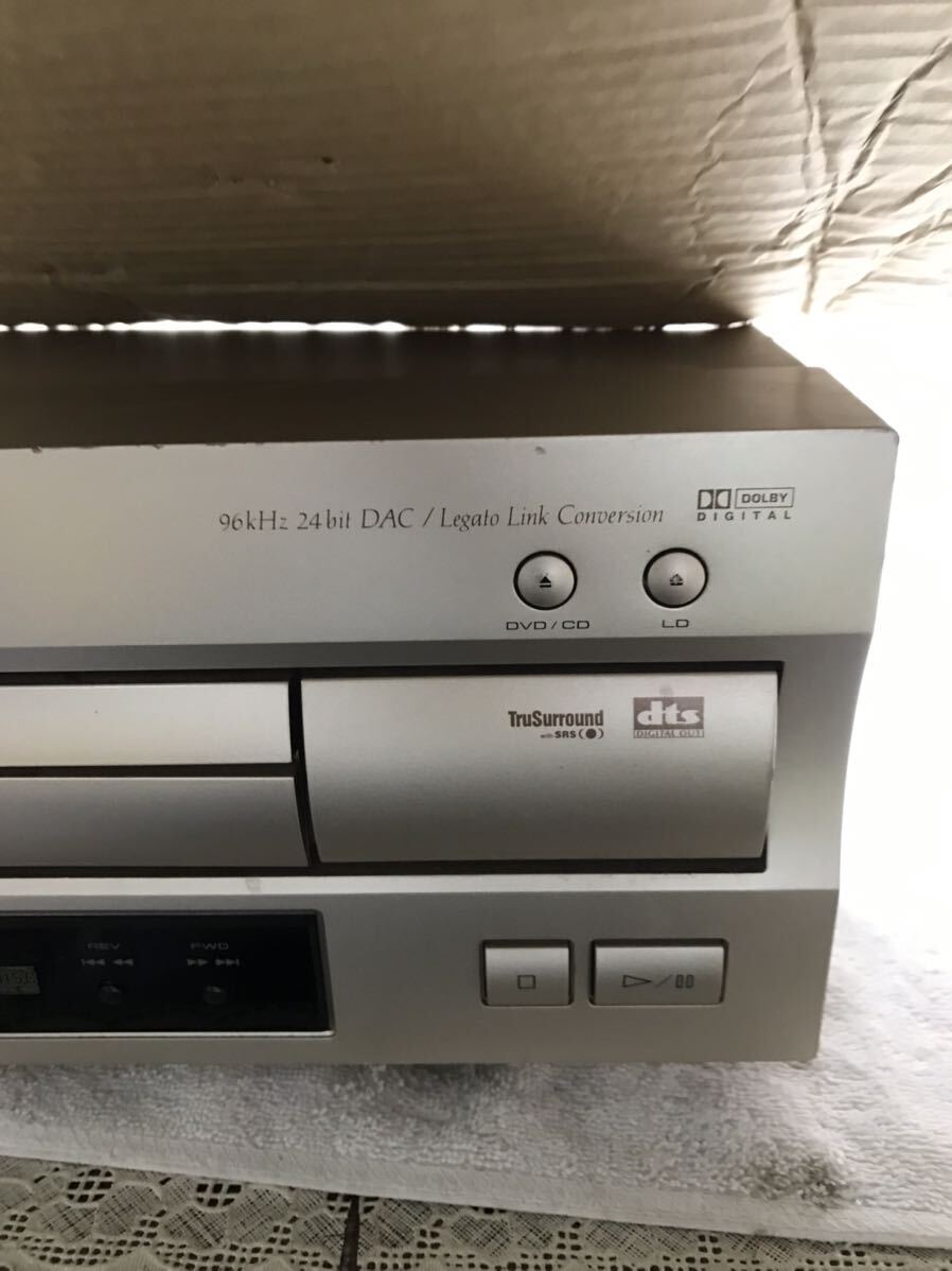 【CV0213】pioneer DVD LD player DVL-919ジャンクの画像4