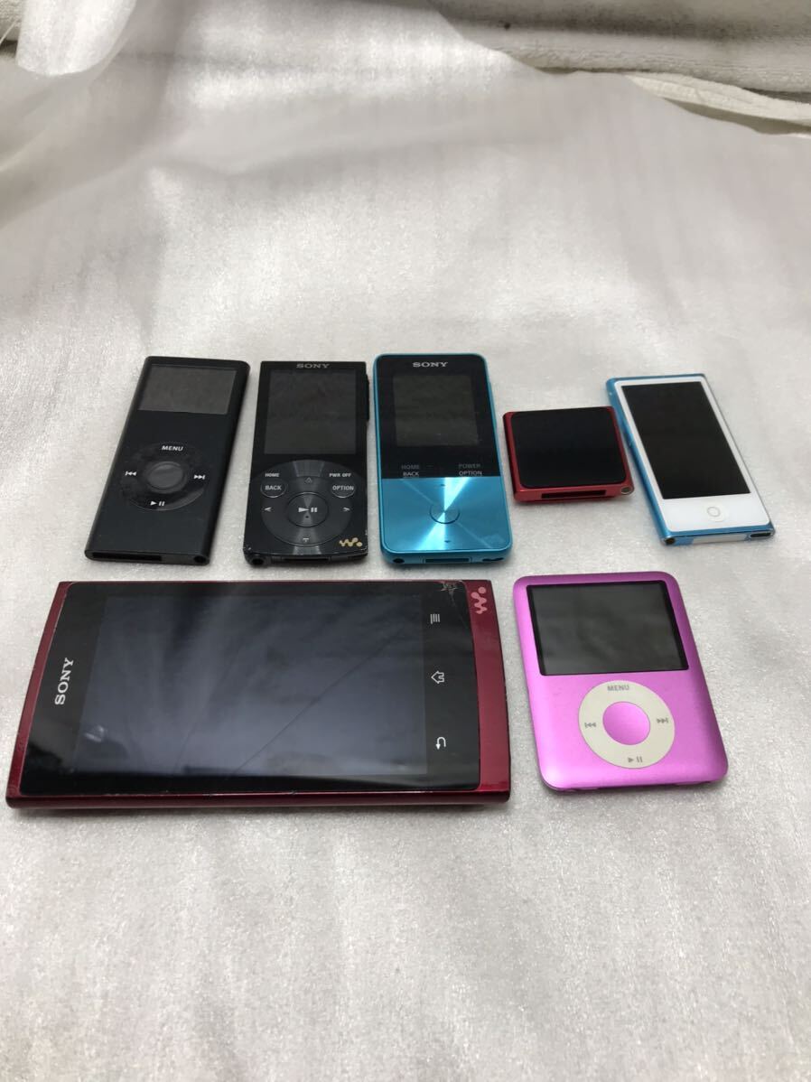 [CV0221]iPod SONY 7 шт. совместно Junk 