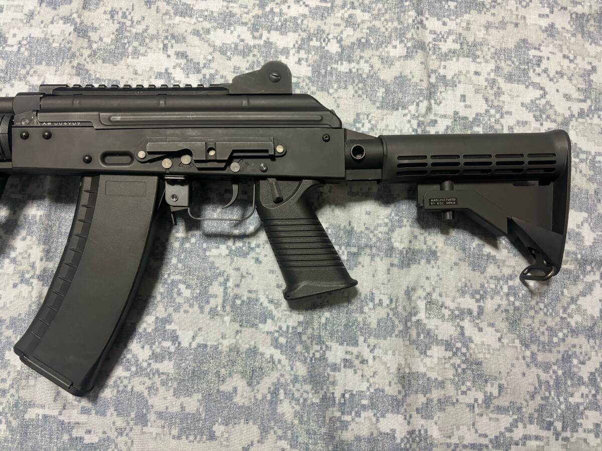 KSC製 AK-74 Type KTR-03 MAGPUL AFG2タイプ アングルフォアグリップ ＆XTMタイプ レイルカバー付き システム7 中古品　_画像6